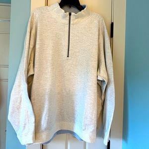 Mens Tommy Bahama reversible half-zip sweatshirt